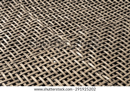Texture pattern weave Brown plastic