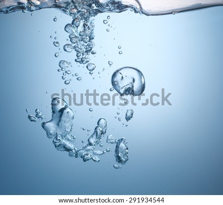 Water and air bubbles