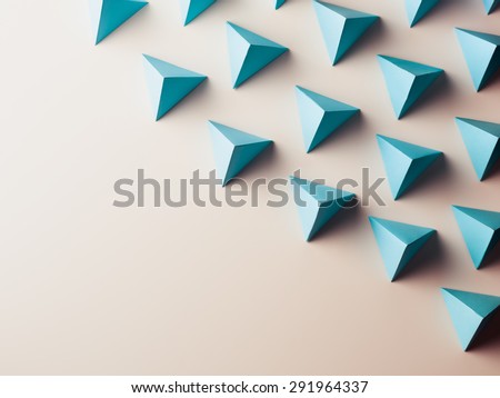 abstract background consisting of paper geometric shapes. copy space available