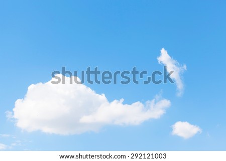 cloud against blue sky
