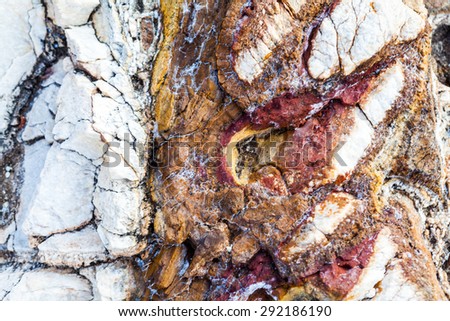 Rocks - textures and layers from Aegean seashore 