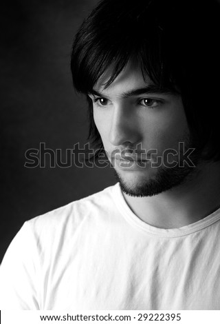 Picture of Good looking  young man portrait