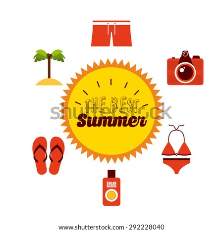 the best summer design, vector illustration eps10 graphic 