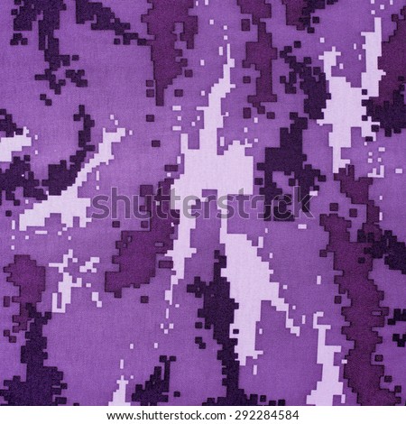 exotic purple color digital camouflage as background or pattern