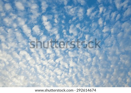 clouds in the blue sky at Thailand