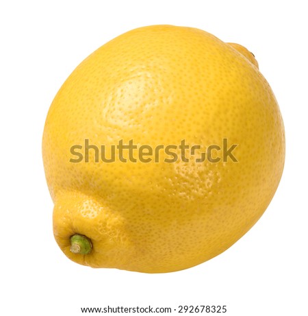 fresh lemon isolated