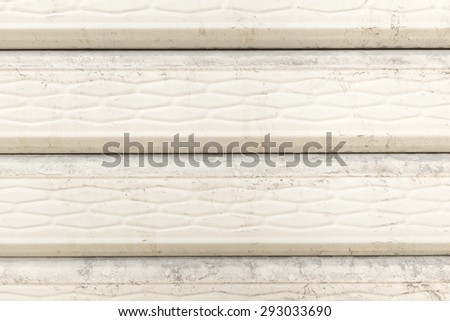 Dirty corrugated metal background and texture surface