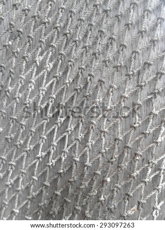 dry dirty rope net texture