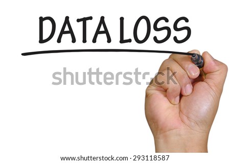 hand writing data loss  .
