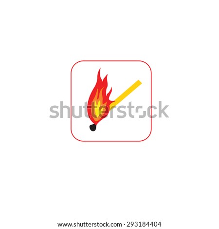 burning match