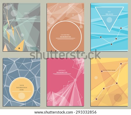 Abstract, lines, points, brochure, magazine, background | EPS10 Vector Illustration