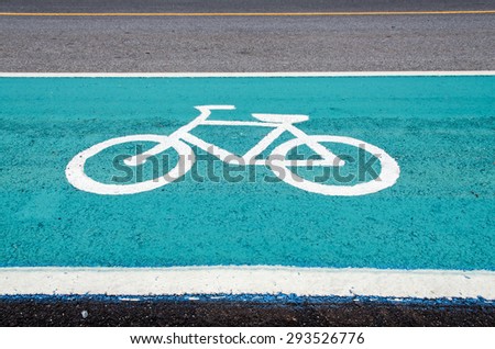 Bicycle sign, Bicycle Lane