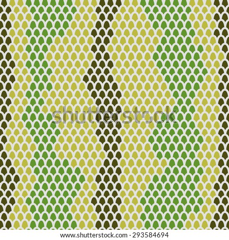 Snake skin seamless pattern. Vector background Leather  reptiles. 