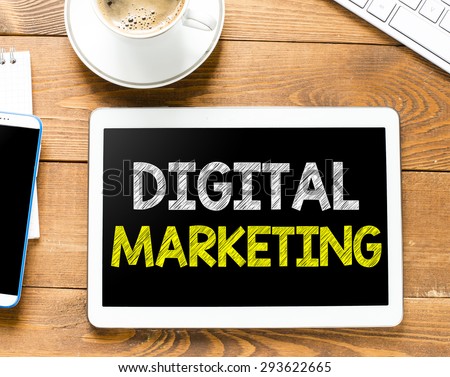 Tablet pc with digital marketing