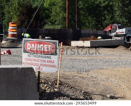 Danger! Construction zone!