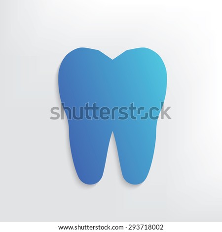 Teeth symbol design,clean vector