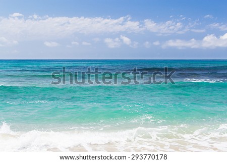 The sea in Sardinia