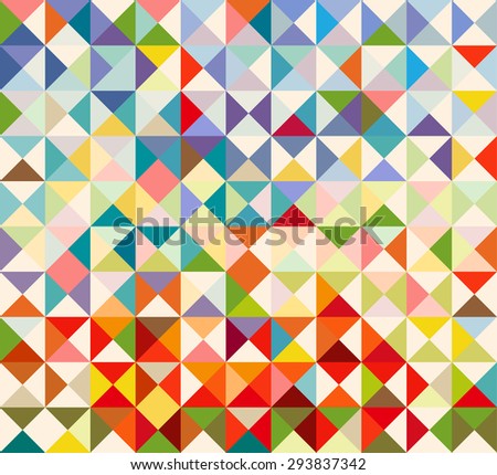 pattern of geometric shapes, vector illustration, free copy space