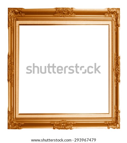  Photo frame isolated on a white background.