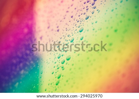 water drops background vintage color