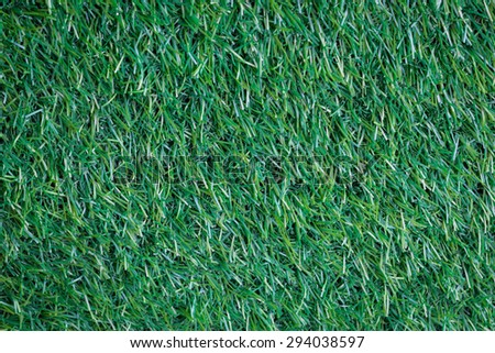 Artificial turf green for sports background.
