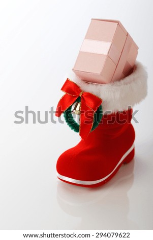 Christmas, boots, present