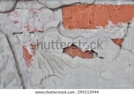 old cement wall ,brick wall texture background