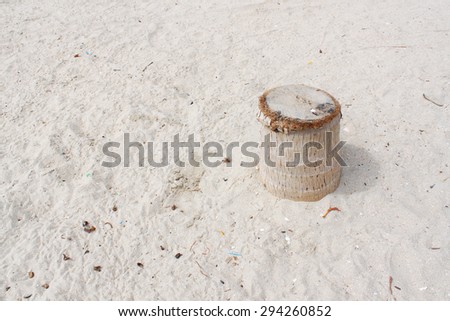Overhead shot of sand texture background.

