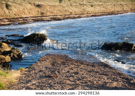 Slipway on the beach, Scotland