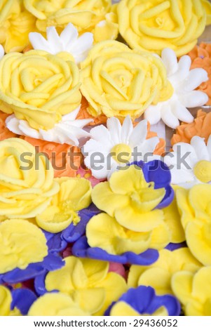 Royal Icing Flower Background