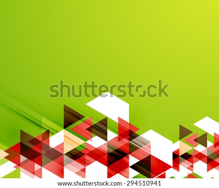 Triangle pattern composition, abstract background with copyspace.  illustration