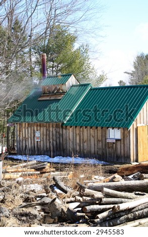 Maine Sugarhouse Royalty-Free Stock Photo #2945583