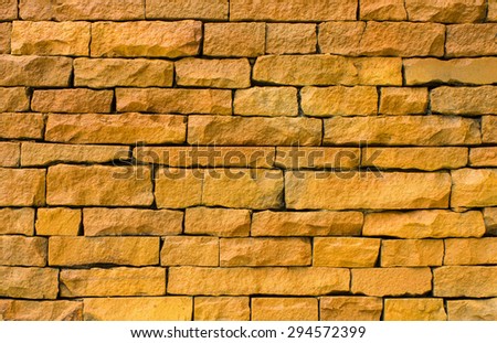 Pattern background of brown brick abstract textures.