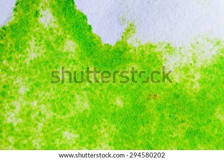 grunge green-lime water color background.