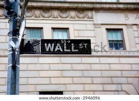 Wall Street Street Sign