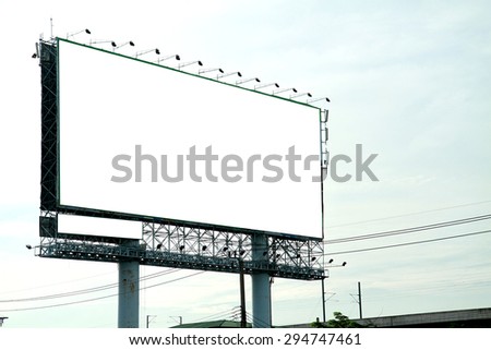  The billboard in the city 