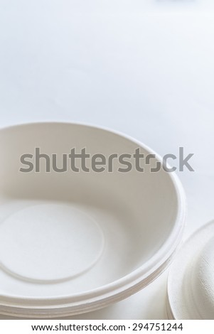 Biodegradable plate