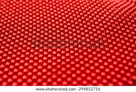 Pile red balls of bead suitable for Background and texture