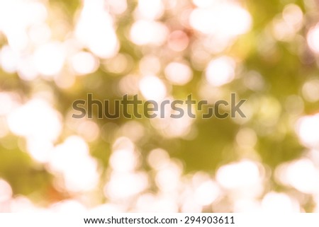 blur image of Abstract Bokeh of tree color background - vintage effect style pictures.