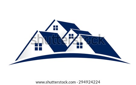 House Logo. Group of houses