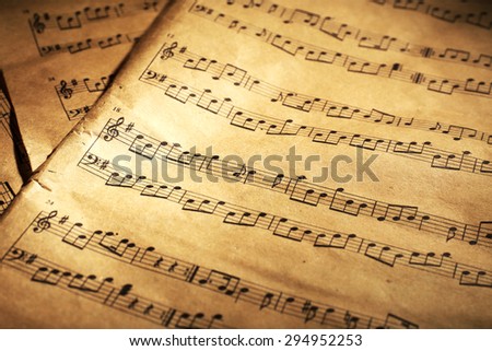 Music sheets background Royalty-Free Stock Photo #294952253