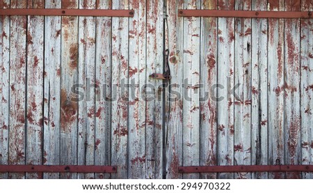 background old wooden barn door