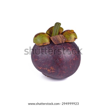 Mangosteen fruit. flesh queen of fruits.