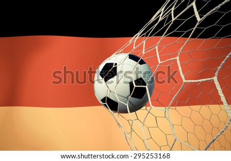 German symbol soccer ball vintage color