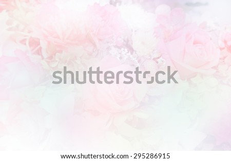 Sweet color rose in blur style, for background