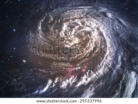 Incredibly beautiful spiral galaxy somewhere in deep space. Elements of this image furnished by Nasa