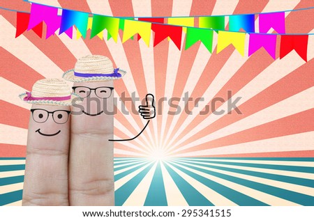 Couple finger party