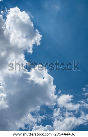 Image of sky-clouds nature using as background or wallpaper.