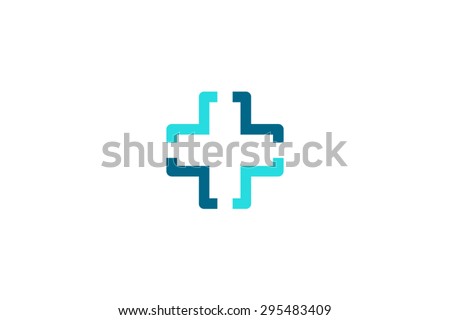 Medic cross icon, pharmacy logo template. Corporate, identity, company, brand, branding, logotype. Clean, modern and elegant style