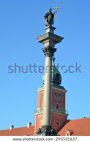 View of Sigmund's Column and Royal Castle